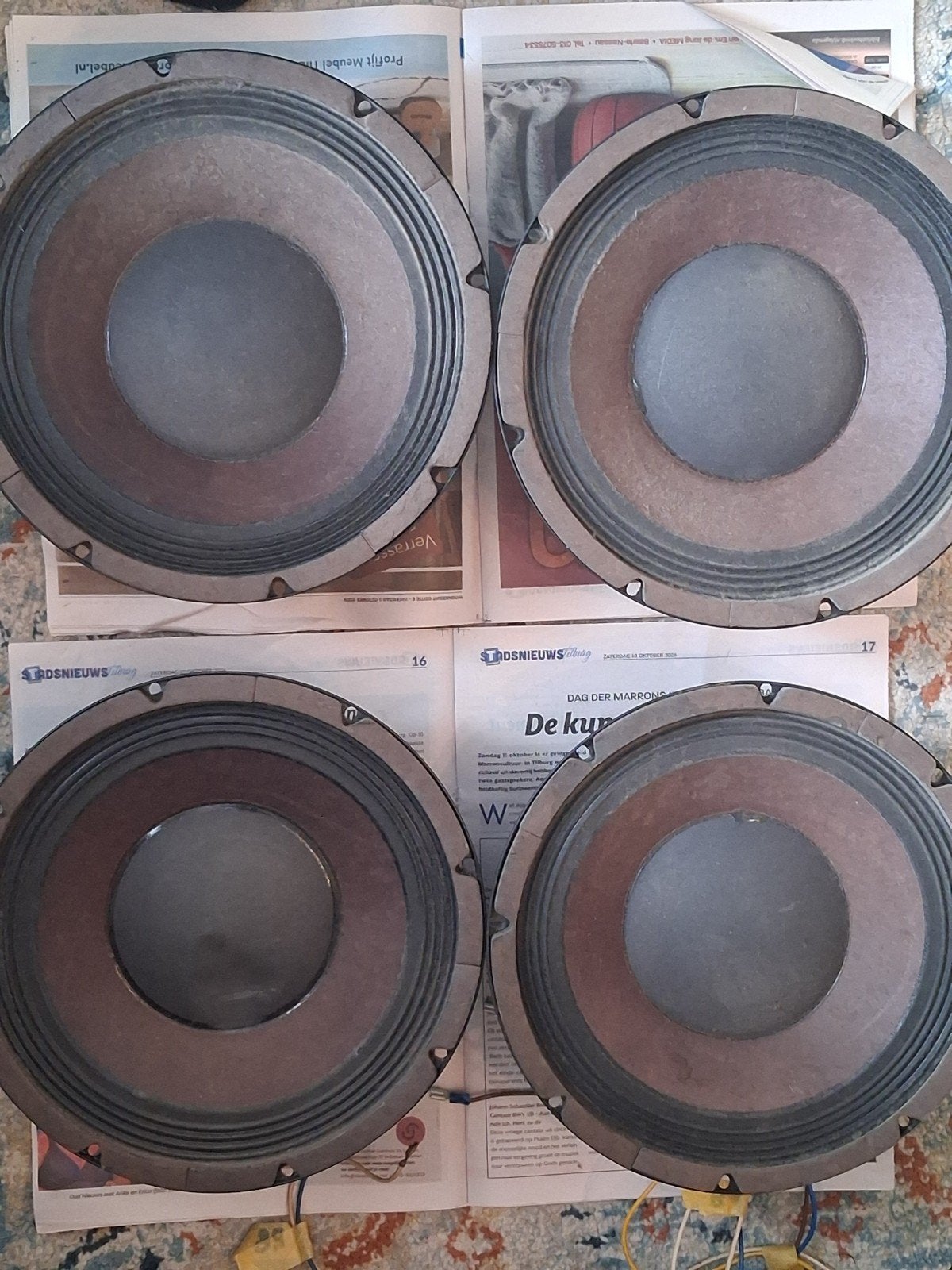 PEAVEY Speakers uit bascabinet   Speaker Cabinet 4x10 LEEG, Ophalen of Verzenden, Gebruikt, 100 watt of meer