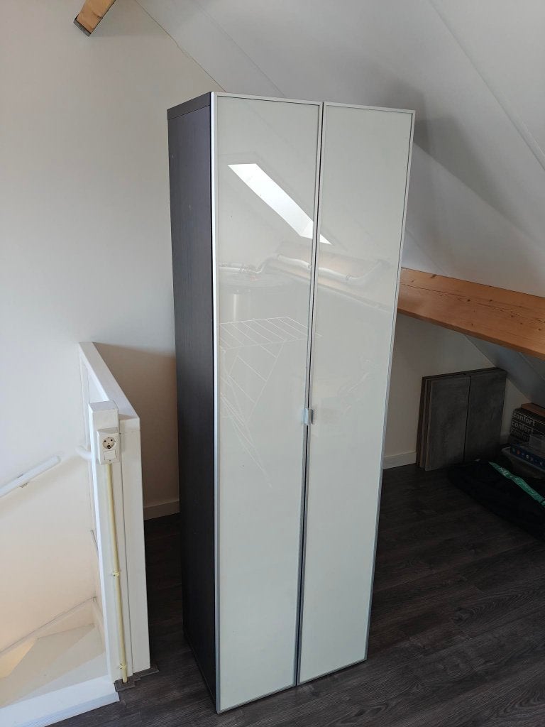 Kast met deurtjes en planken, 192 cm hoog, Huis en Inrichting, Ophalen, Gebruikt