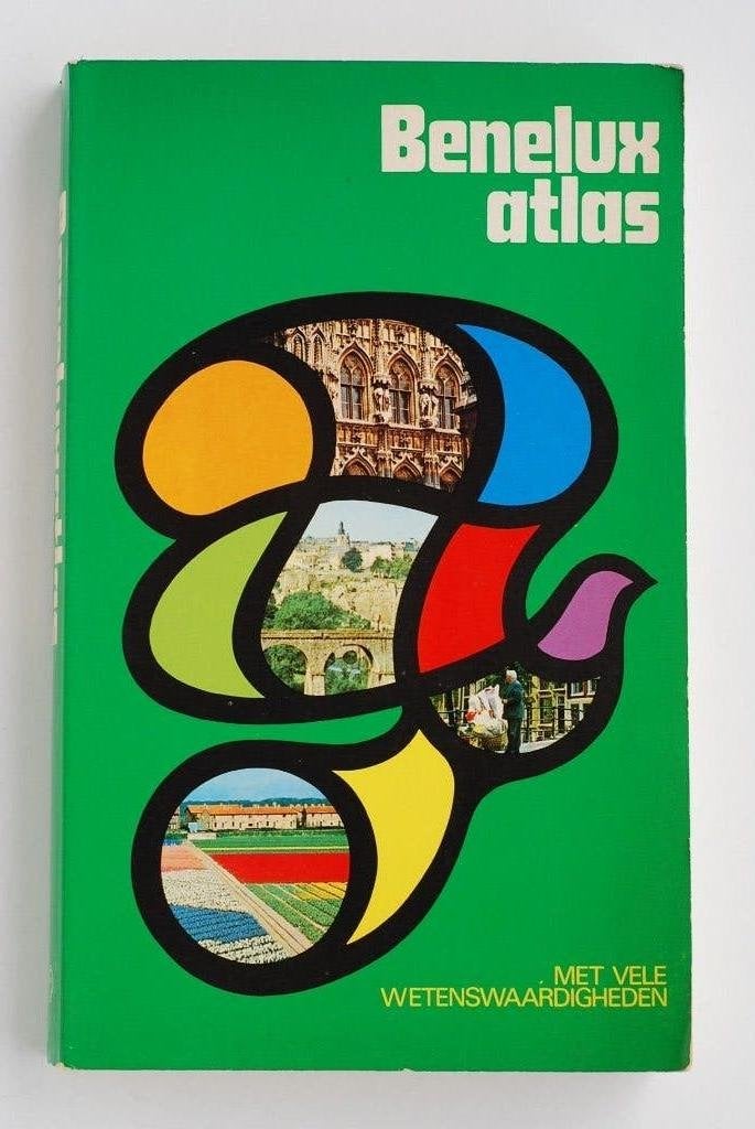 Benelux Atlas - Veel wetenswaardigheden - Elsevier jaren 70, Overige merken, Verzenden, Zo goed als nieuw, Reisgids of -boek