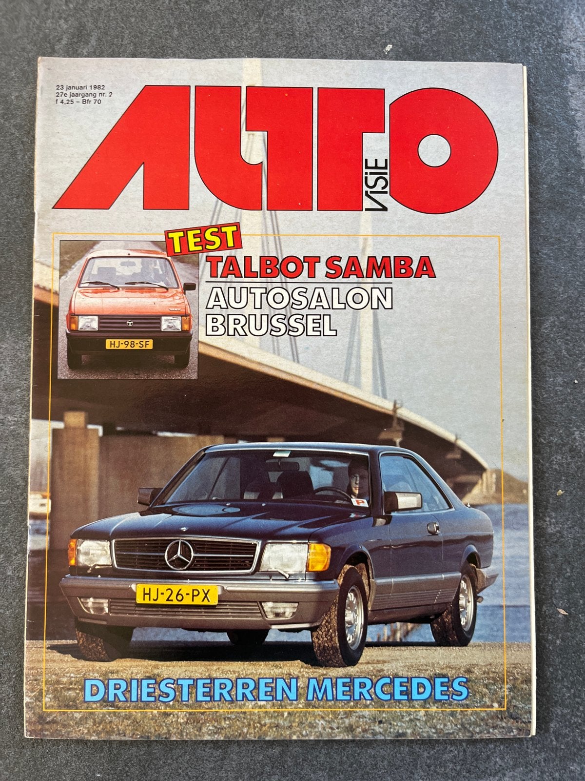 Autovisie 23 januari 1982: Talbot Samba, Mercedes 500 SEC, Ophalen of Verzenden, Gelezen, Algemeen