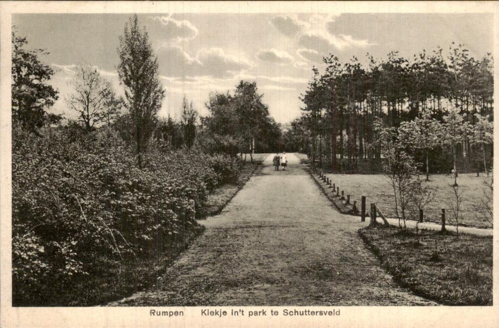 Rumpen - Park - Schuttersveld, Ophalen of Verzenden, 1920 tot 1940, Gelopen, Limburg