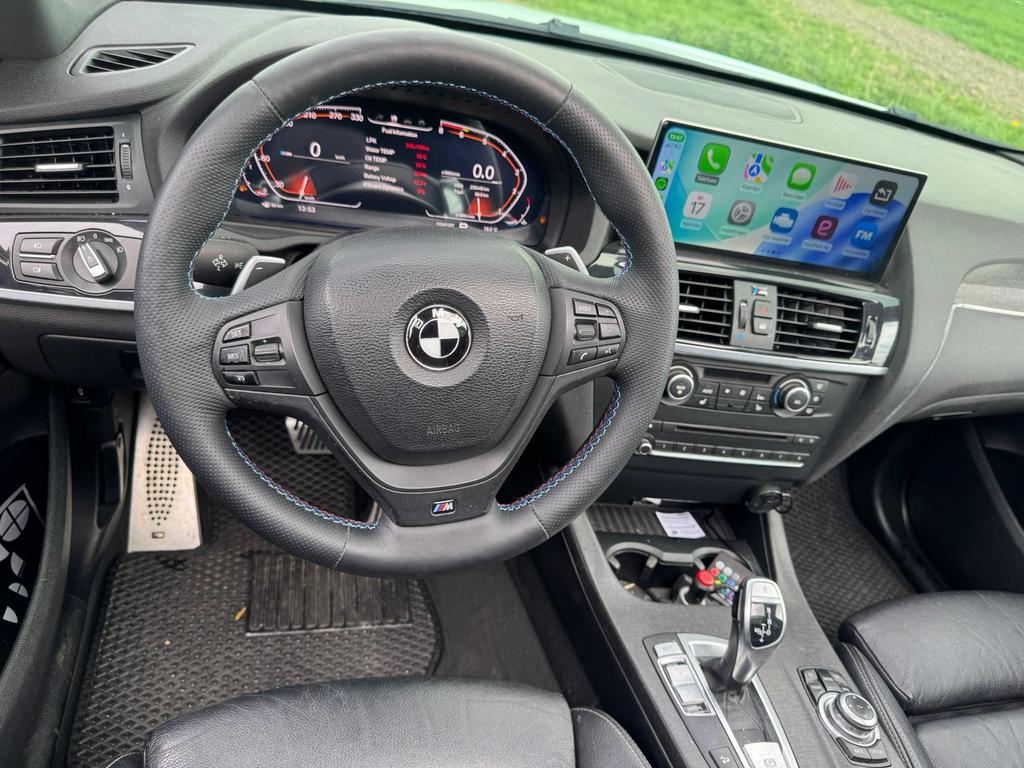 2012 3,5 i 6 cilinder biturbo mooi dik geluid door de 4, Auto's, BMW, Automaat, Zwart, Blauw, Leder