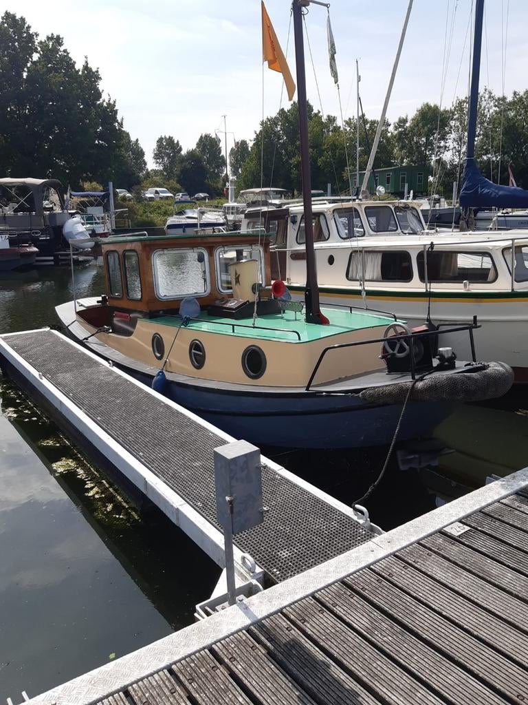Stalen boot/ opduwertje bj.1940, Ophalen, Staal, Diesel