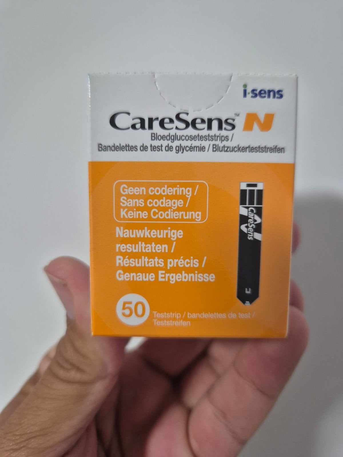 CareSens N Bloedglucoseteststrips - 50 stuks, Ophalen of Verzenden