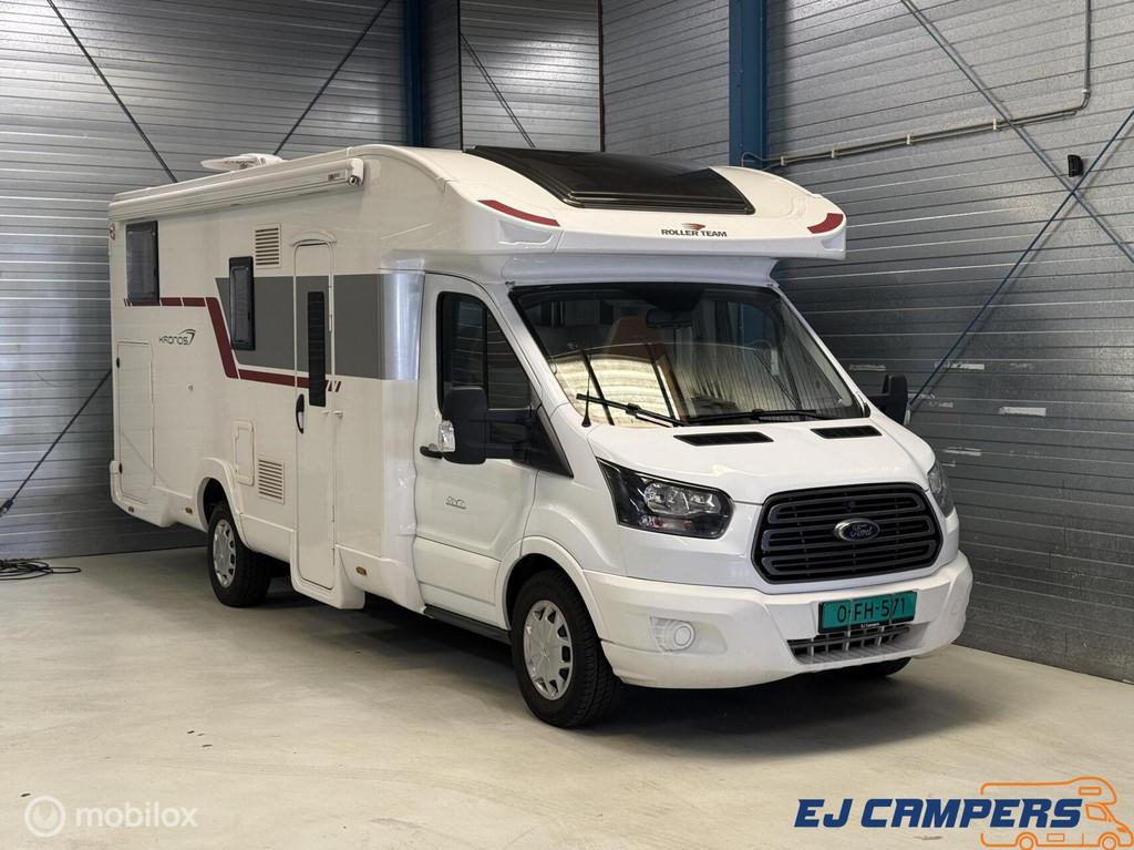 Roller team Kronos Enkele bedden +Hefbed Euro6!, Caravans en Kamperen, Overige merken, Ringverwarming, Info@Rollerteam.com, Hordeur