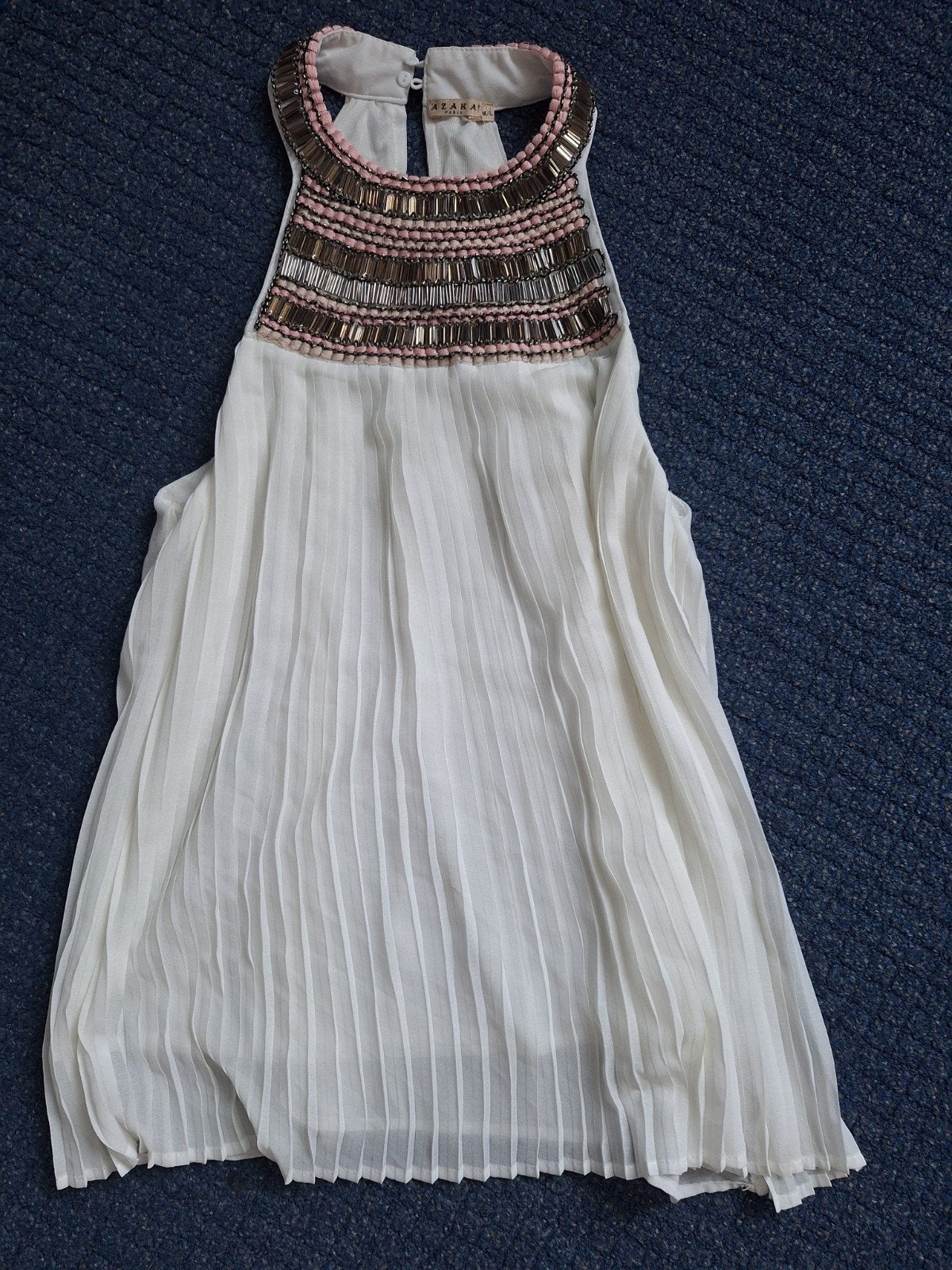 Creme kleur top,  voille, Kleding | Dames, Ophalen of Verzenden, Zo goed als nieuw, Beige, Zonder mouw