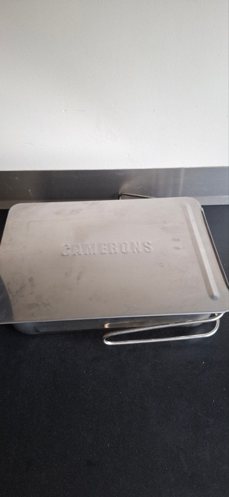 Camerons Rookoven met Houtsnippers, Huis en Inrichting, Keuken | Keukenbenodigdheden, Ophalen, Overige typen, Zilver, Zo goed als nieuw