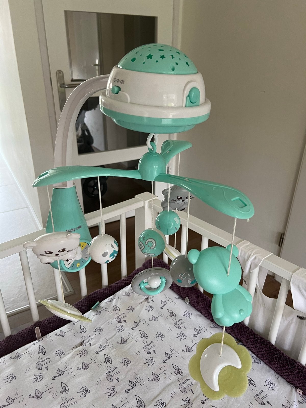 Baby Mix Muziekmobiel met Projector en Geluid, Ophalen of Verzenden, Zo goed als nieuw, Mobiel, Met licht