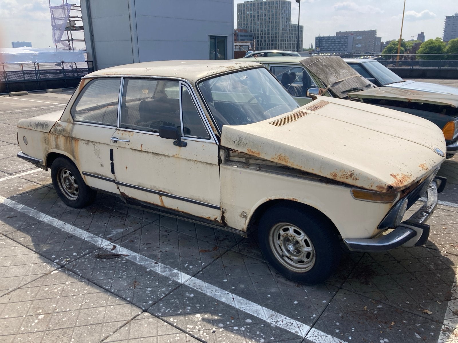 BMW 1502 (1975) voor onderdelen - compleet met motor, Ophalen, Gebruikt, BMW