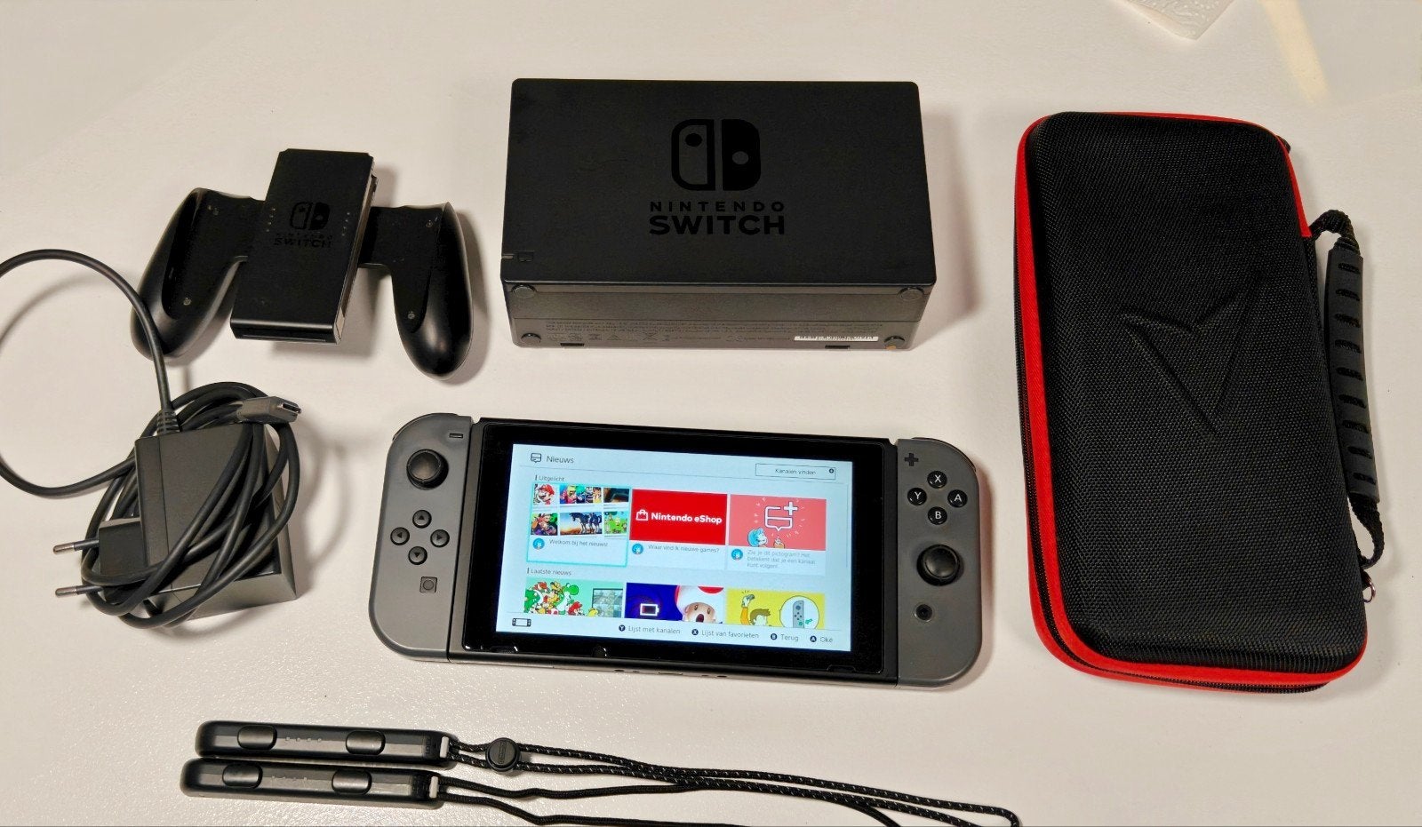 Nintendo Switch V2, Switch 2019 Upgrade, Nintendo switch, Met 2 controllers, Ophalen of Verzenden