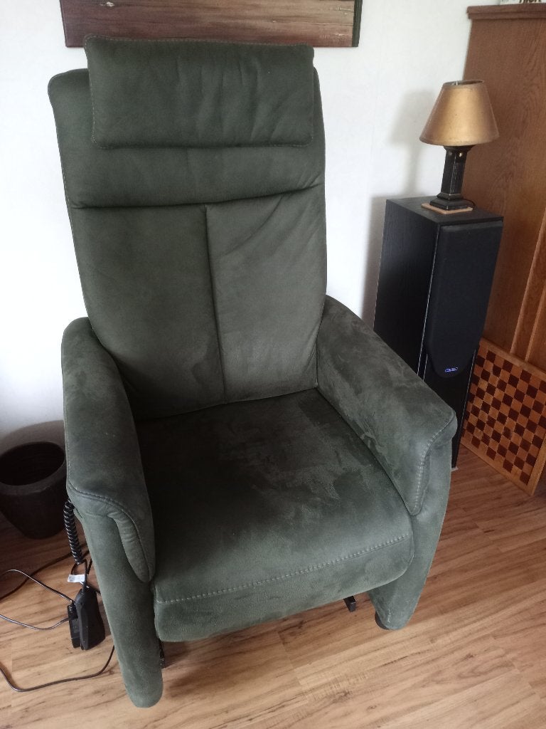 Relax fauteuil, Huis en Inrichting, Fauteuils, Zo goed als nieuw, Leer, 50 tot 75 cm, 75 tot 100 cm, Ophalen