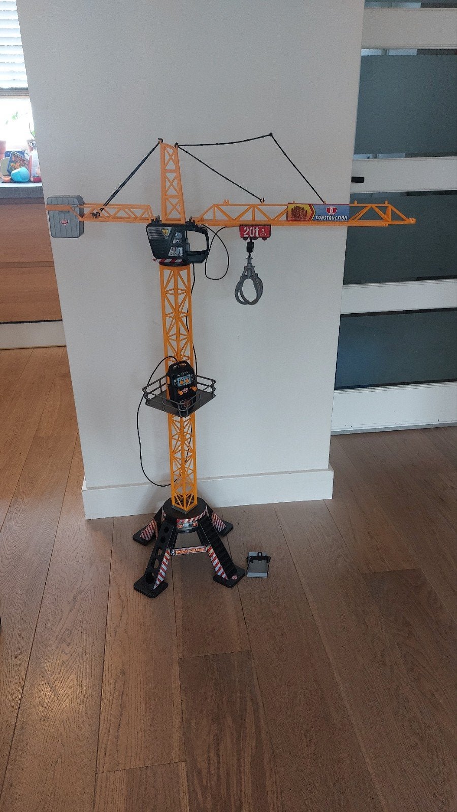 Dicky Toys hijskraan met afstandsbediening, Ophalen, Gebruikt, Afstandsbediening