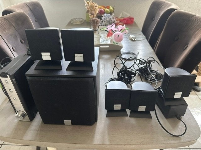 soundblaster creative digitale 5.1 speakerset, Computers en Software, Ophalen of Verzenden, Zo goed als nieuw, Extern, Creative Sound Blaster