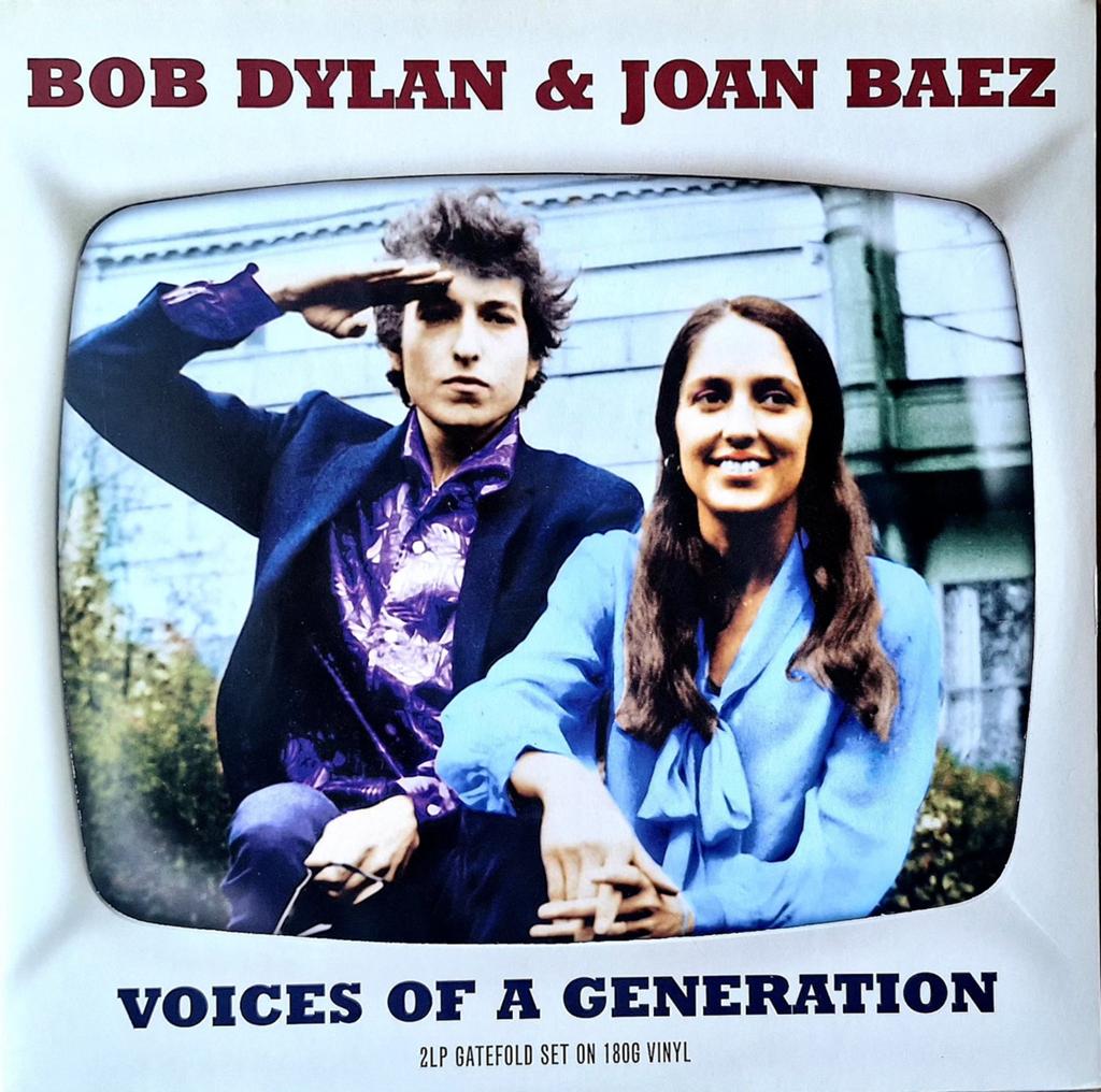 2-LP  BOB DYLAN & JOAN BAEZ - Voices Of A Generation, Cd's en Dvd's, Ophalen of Verzenden, Zo goed als nieuw, 12 inch