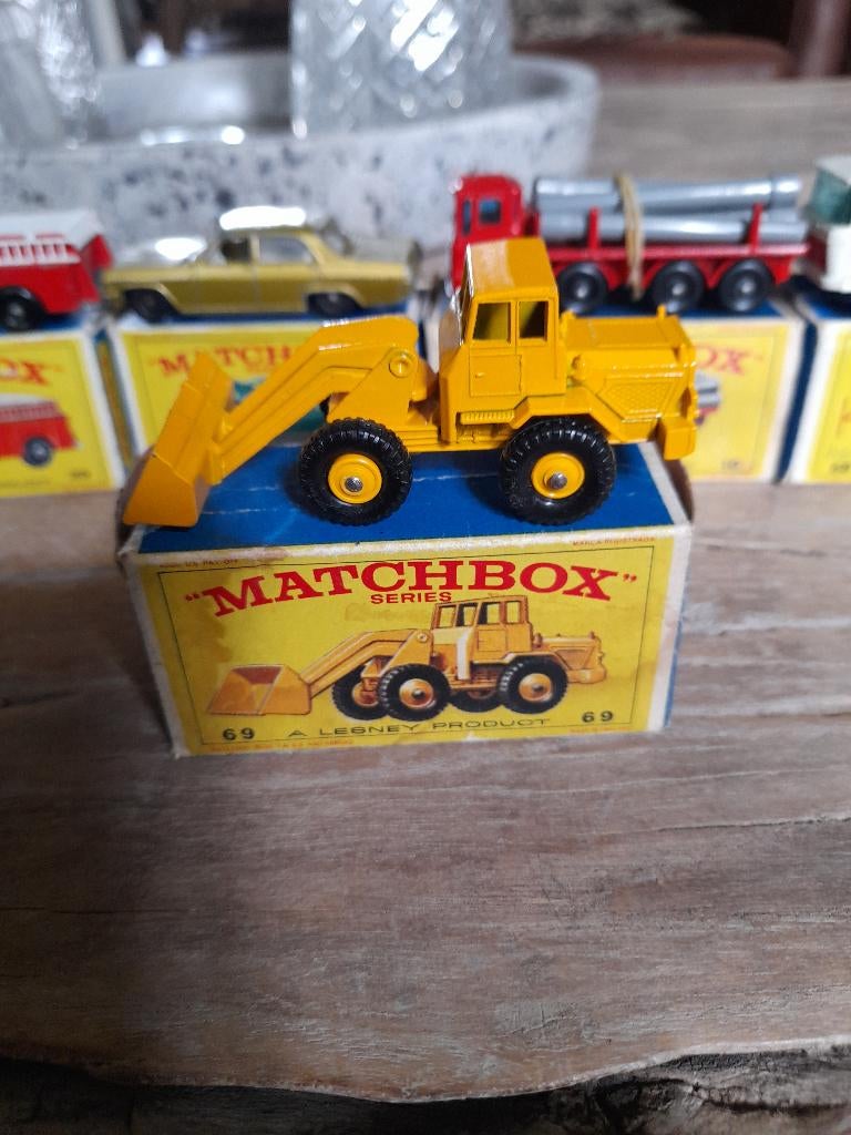 Lesney shovel nummer 69 met doosje, Ophalen of Verzenden, Zo goed als nieuw, Auto, Lesney