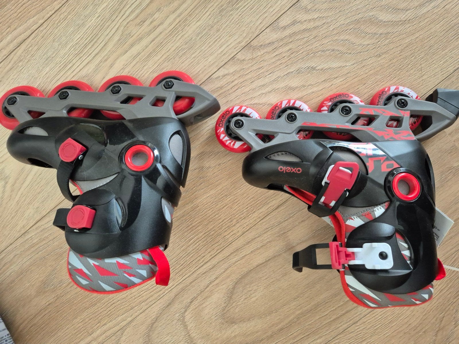 Oxelo Play 5 Inline Skates met Beschermers (Verstelbaar), Kinderen en Baby's, Speelgoed | Buiten | Rolschaatsen, Gebruikt, Kinderen