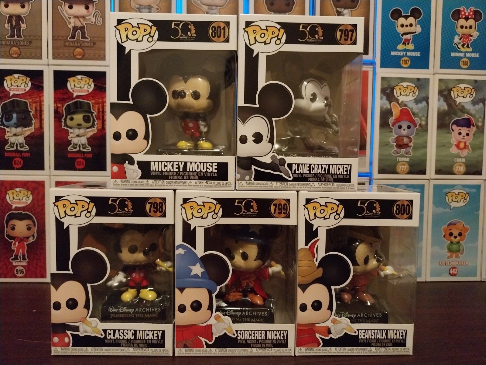 Funko Pop Walt Disney Archives Mickey Mouse Set 5x Pops, Ophalen of Verzenden
