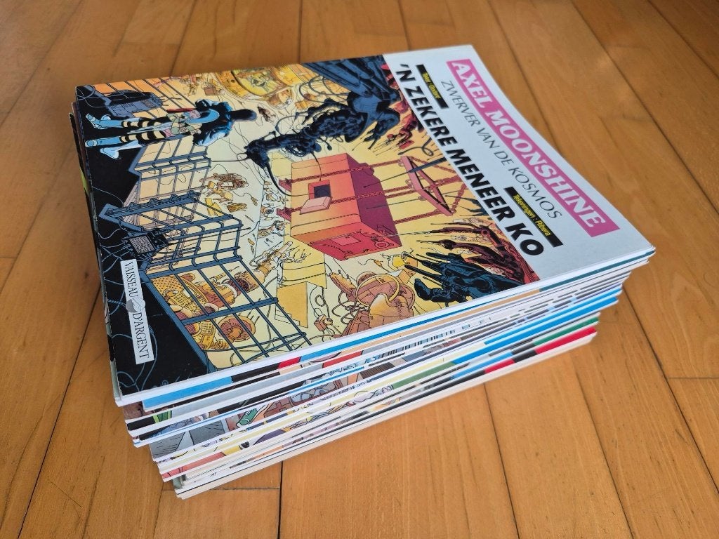 AXEL MOONSHINE, Boeken, Stripboeken, Zo goed als nieuw, Complete serie of reeks, Ophalen of Verzenden