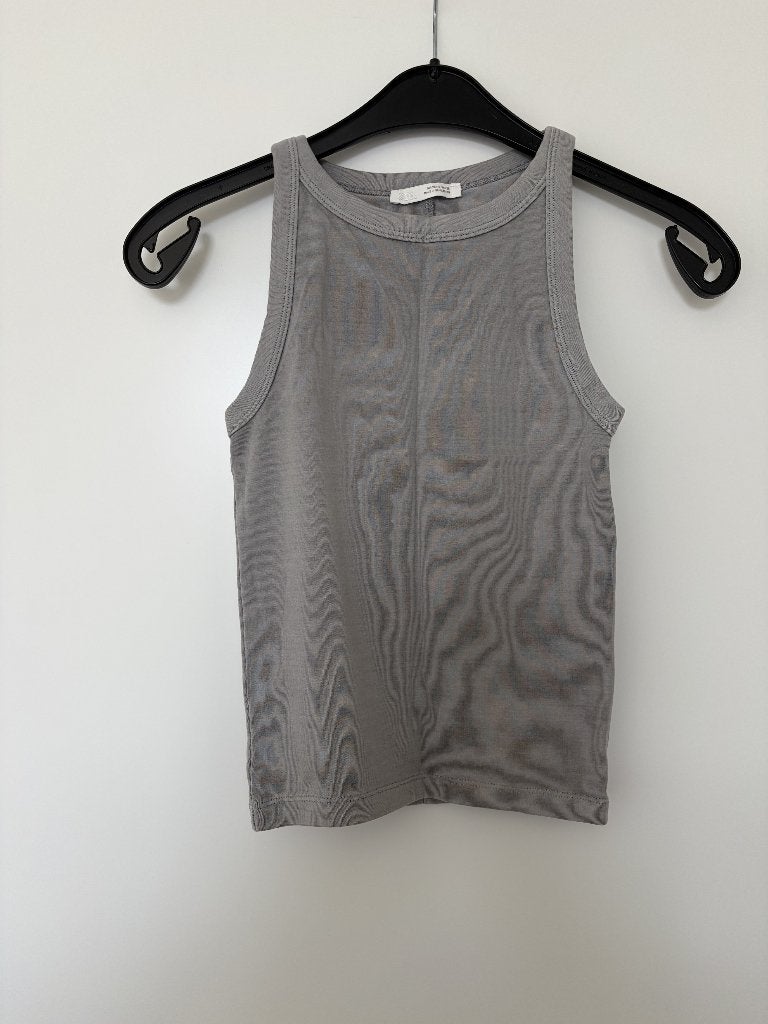 Grijze top van Zara, maat S, Kleding | Dames, Ophalen of Verzenden, Zo goed als nieuw, Maat 36 (S), Zonder mouw