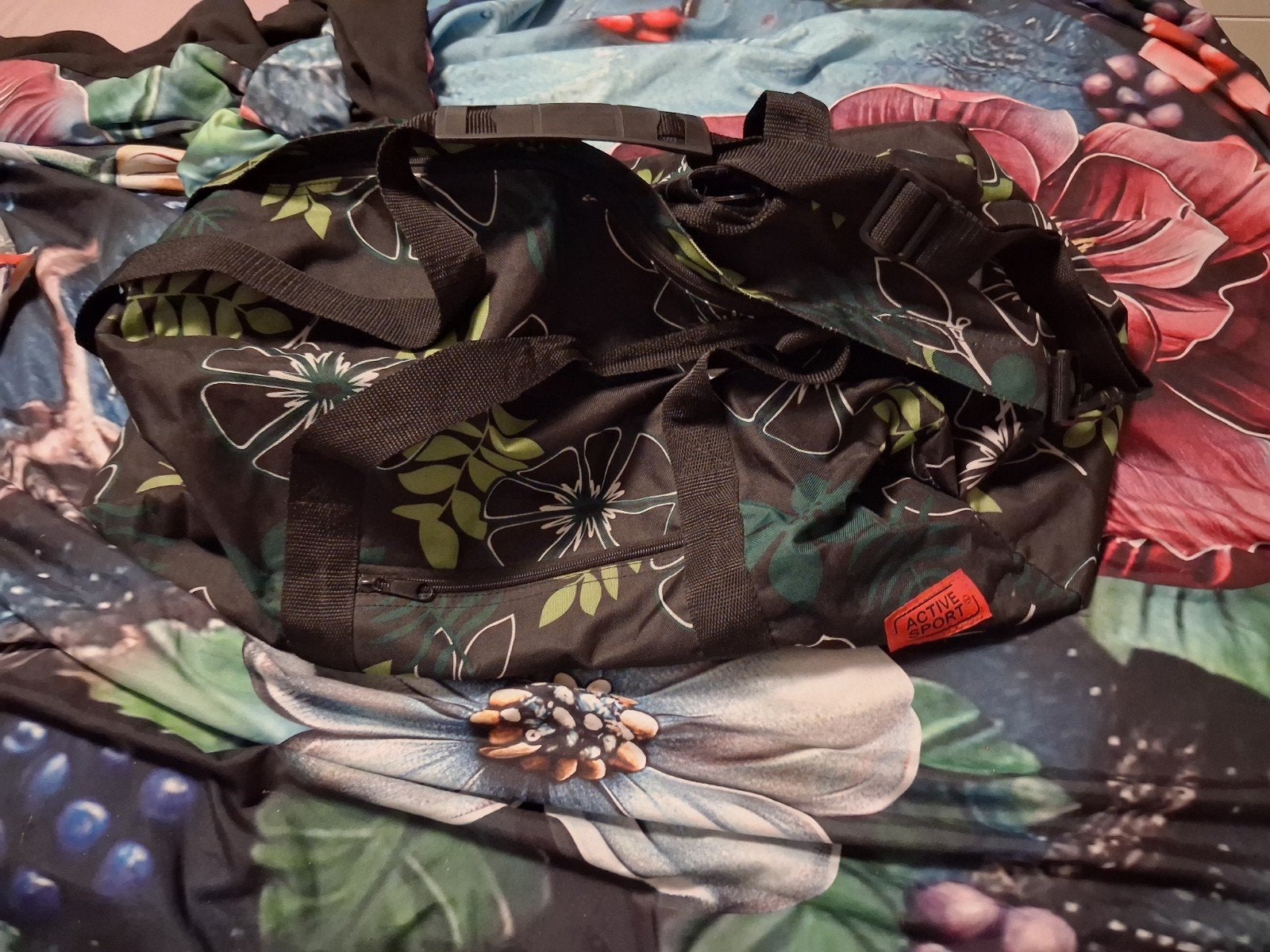 Active Sport reistas met bloemenprint, Ophalen, Gebruikt, Unisex volwassen