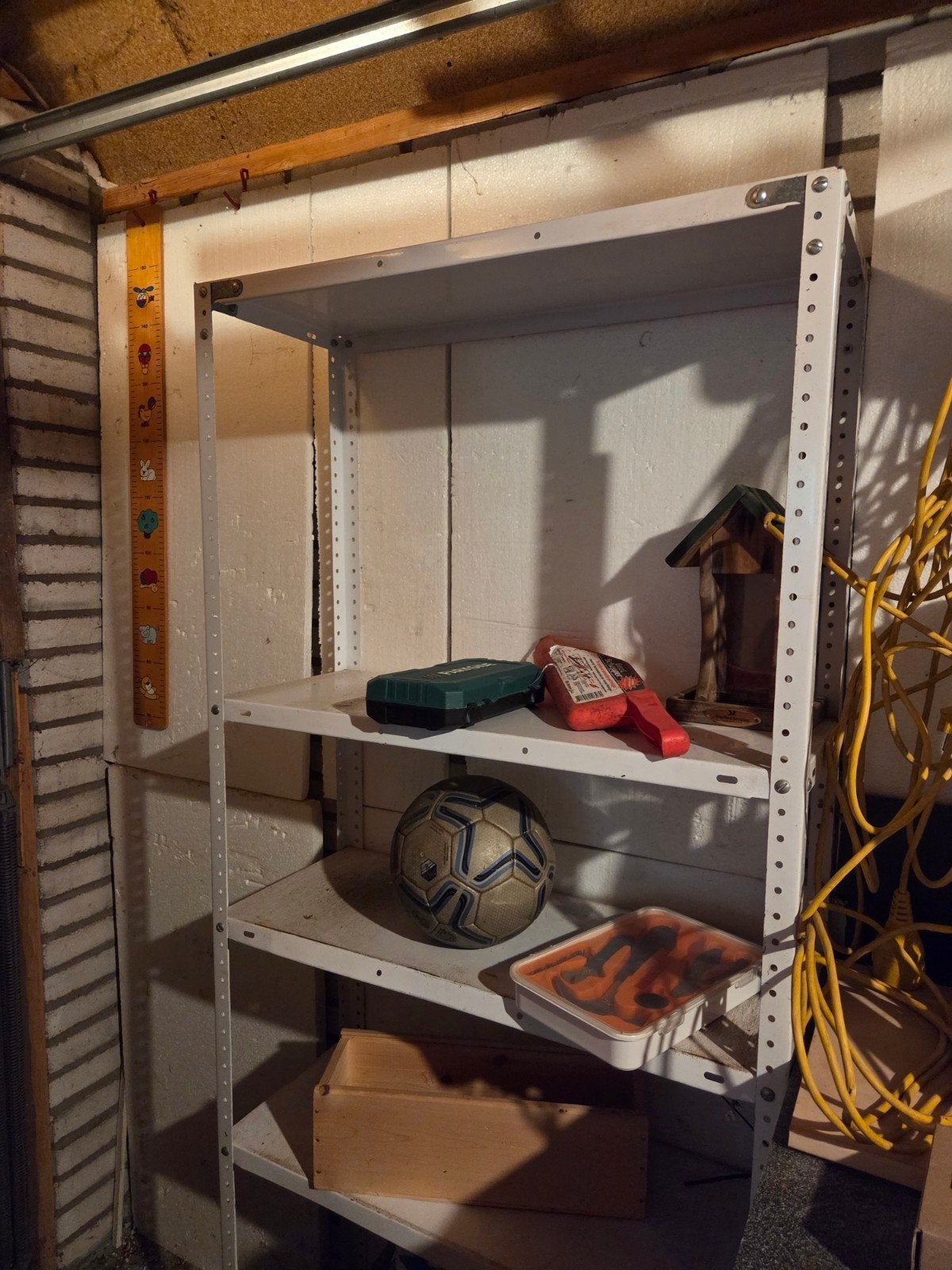 metalen stellingkast gratis, Huis en Inrichting, Ophalen, Gebruikt