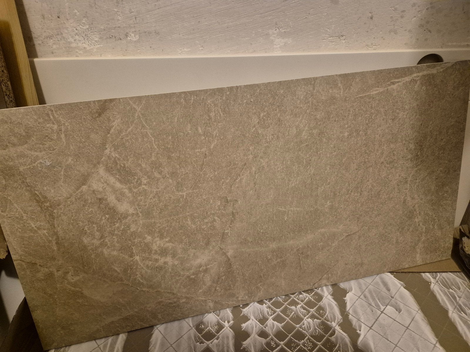 Beige vloertegels muurtegels restant, Ophalen, 60 cm of meer, Nieuw, Minder dan 5 m²