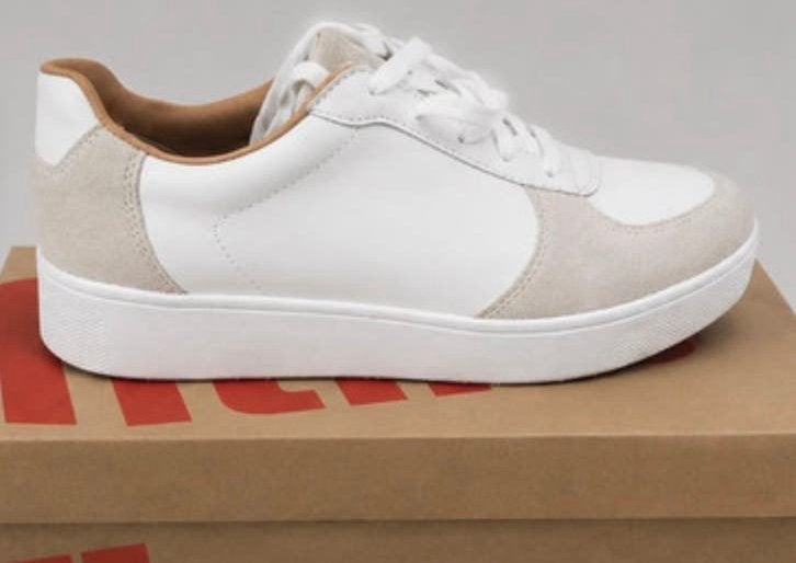 Fitflop Rally sneakers wit/beige maat 36.5 - 37, Kleding | Dames, Schoenen, Wit, Nieuw, Ophalen of Verzenden, Sneakers of Gympen