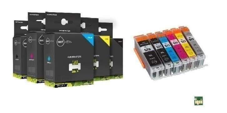 Set Canon PGI-570 & CLI-571 XL serie Inktmedia Huismerk, ., Cartridge, Nieuw, Ophalen of Verzenden