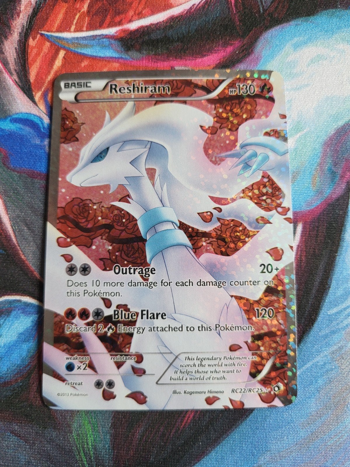 Reshiram - Legendary Treasures #RC22/RC25, Ophalen of Verzenden, Zo goed als nieuw