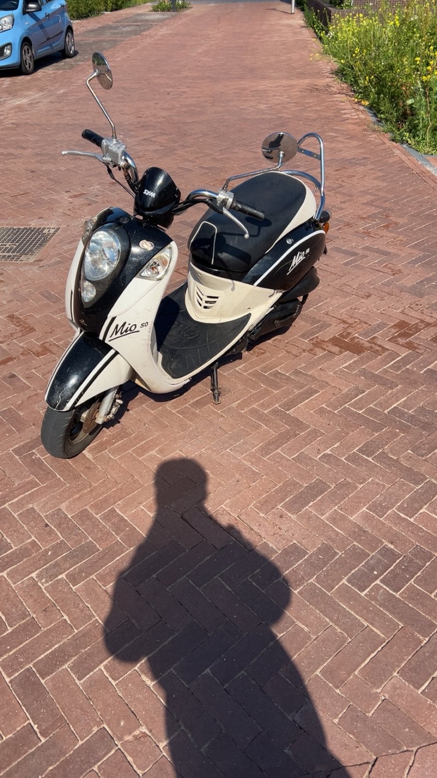 Sym mio 50cc bromplaat, Fietsen en Brommers, Scooters | SYM, Ophalen, Gebruikt, Benzine, Mio