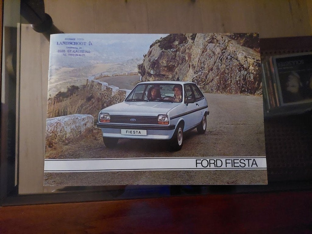 Ford Fiesta brochures, Ophalen of Verzenden, Zo goed als nieuw, Ford