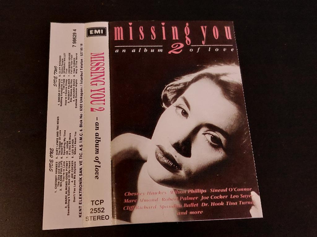 MISSING YOU 2 (MC), Cd's en Dvd's, Cassettebandjes, Ophalen of Verzenden, Zo goed als nieuw, Origineel, 1 bandje
