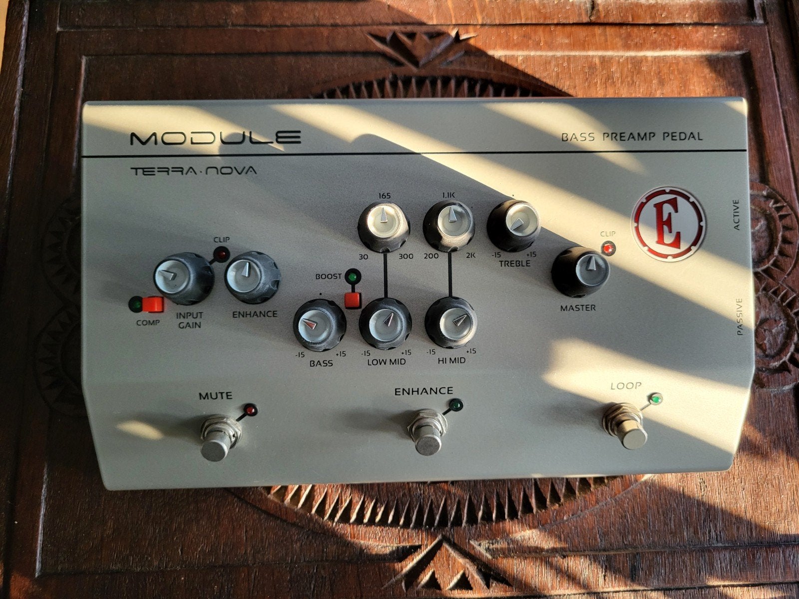 Eden Terra Nova Module Bass Preamp Pedaal, Ophalen of Verzenden, Zo goed als nieuw, Equalizer