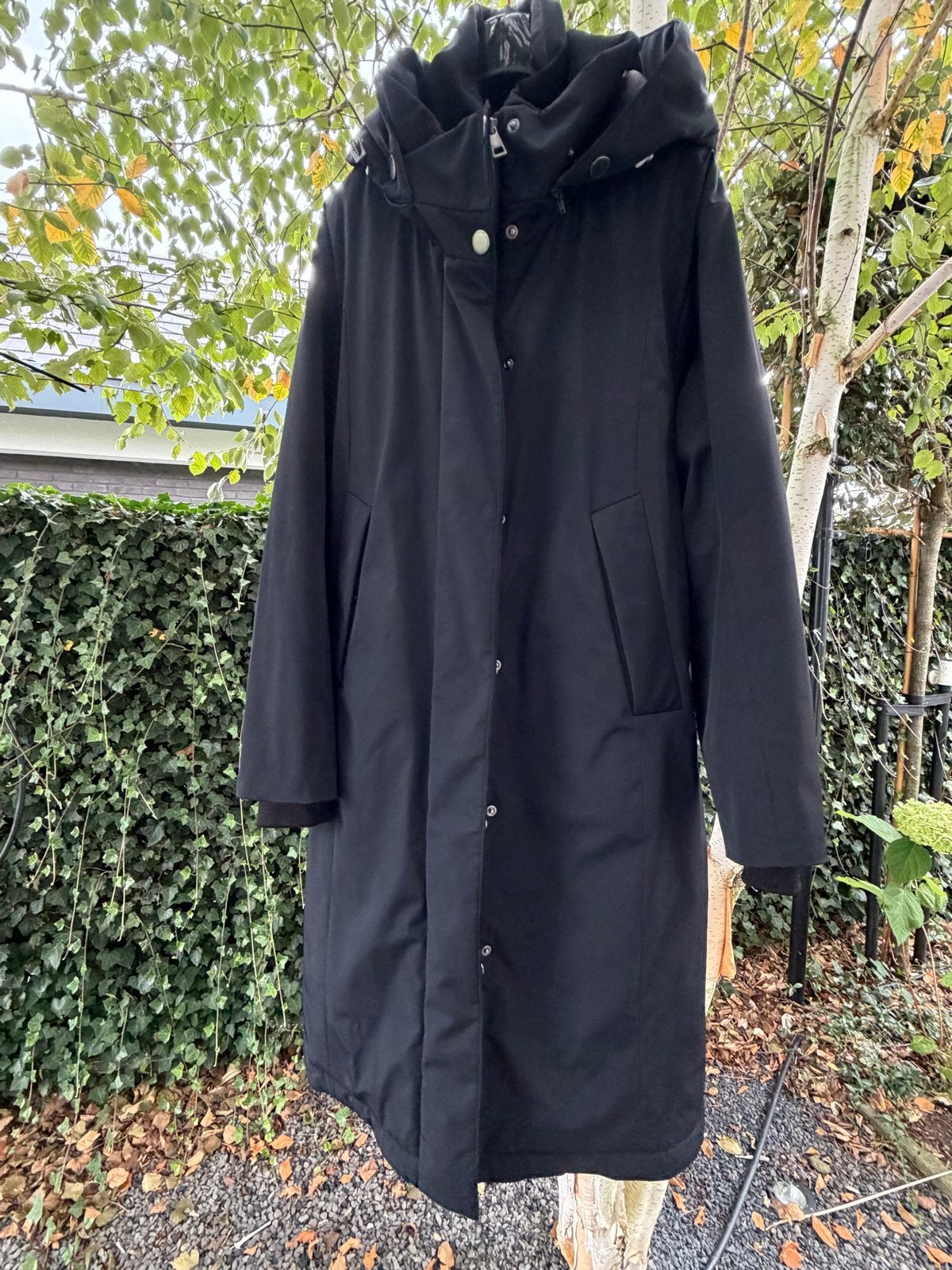 Creenstone Technical winterjas zwart/midnight in zeer goede, Ophalen of Verzenden, Zo goed als nieuw, Maat 46/48 (XL) of groter