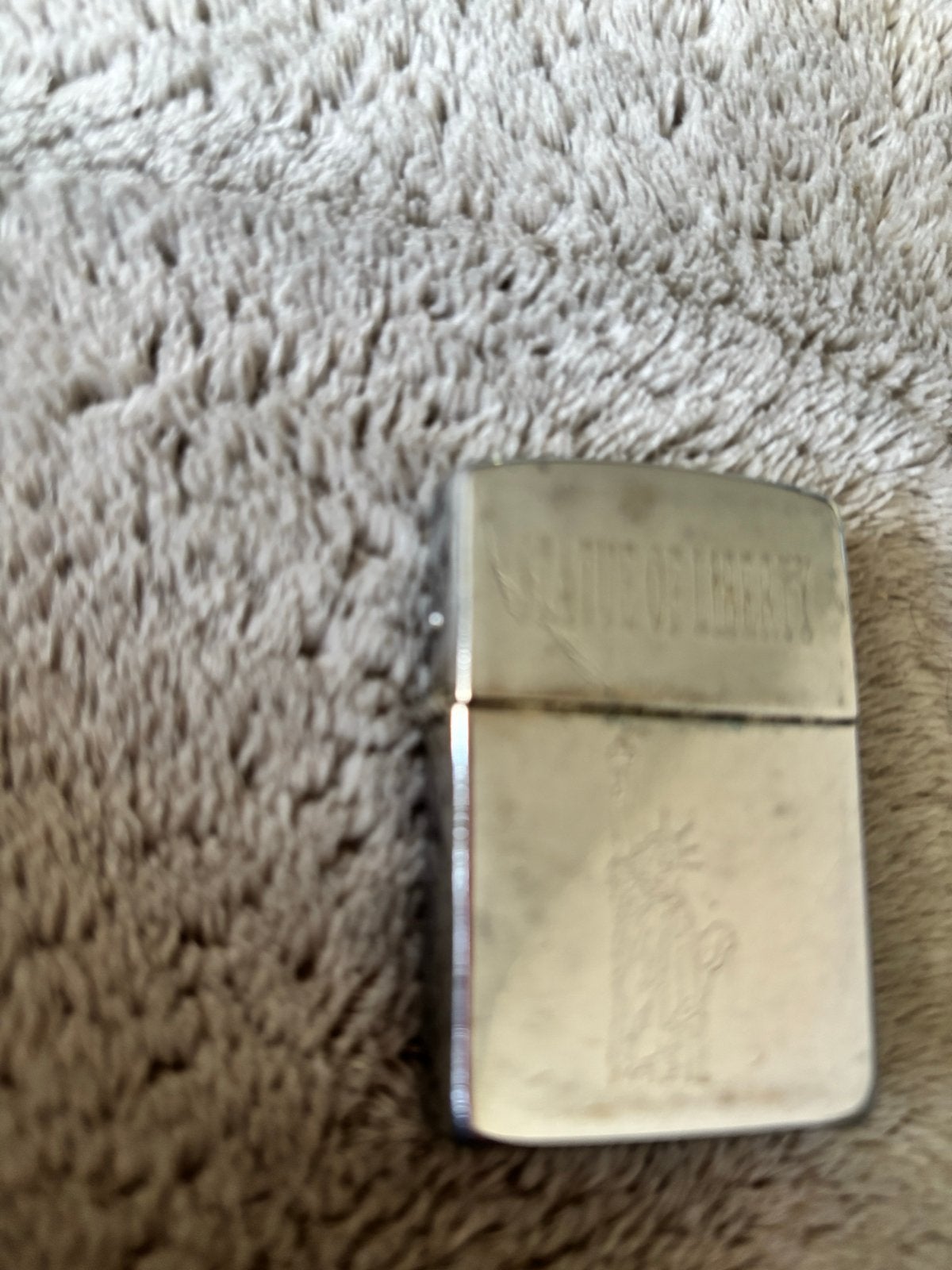 Zippo aansteker - Statue of Liberty, Ophalen of Verzenden, Gebruikt, Aansteker