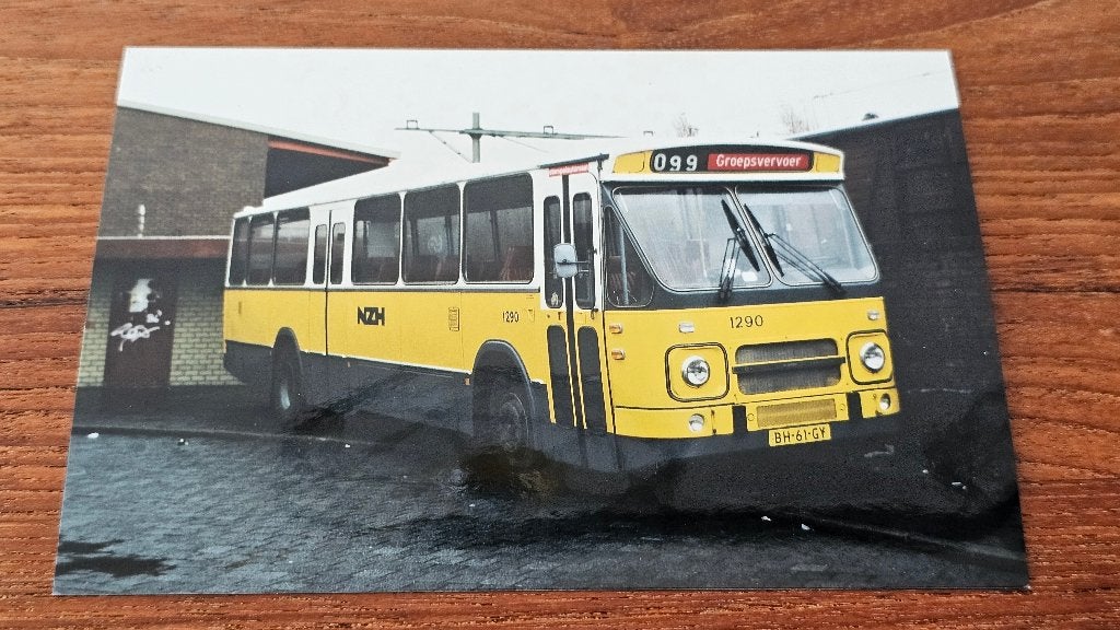 Foto BUS NZH Haarlem 1290, Verzenden, Gebruikt, Bus of Metro, Overige typen