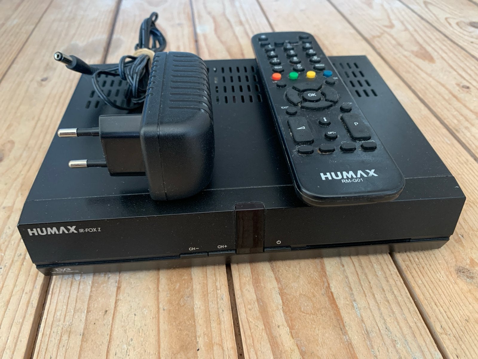 Humax iR-FOX Z digitale ontvanger met afstandsbediening, Audio, Tv en Foto, Ophalen of Verzenden, Gebruikt, Decoder