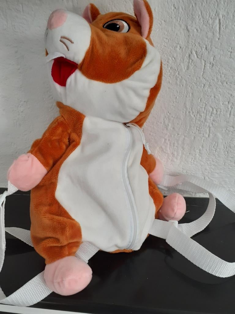 Albert Heijn hamster rugtas, Verzamelen, Poppen, Zo goed als nieuw, Overige typen, Ophalen of Verzenden