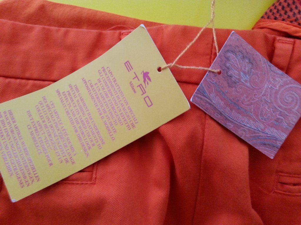Nieuw ETRO Milano met Oranje  kleur maat 58, Verzenden, Etro Milano, Maat 56/58 (XL), Oranje