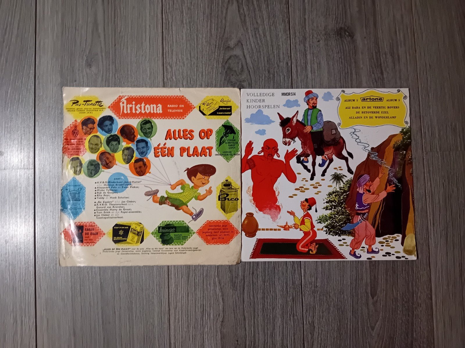 Vintage Kinder Hoorspelen LP's - Aristona & Ariola, Cd's en Dvd's, Vinyl | Kinderen en Jeugd, Ophalen of Verzenden, Gebruikt, Verhaal of Sprookje