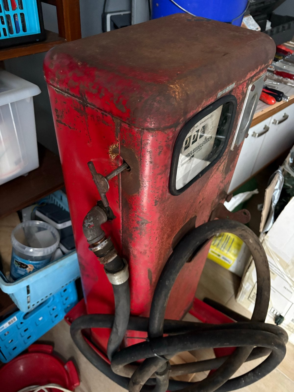 Vintage Tokheim Benzinepomp - Uniek Decoratiestuk, Ophalen of Verzenden
