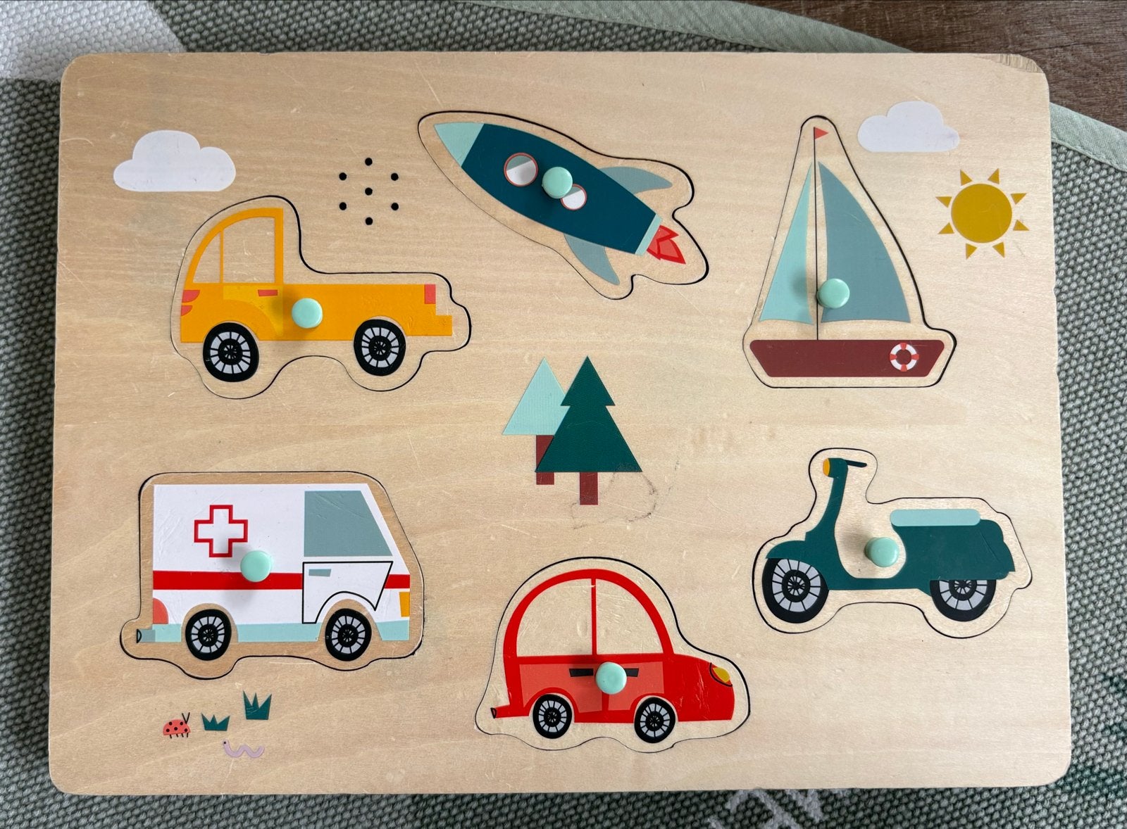 Diverse houten puzzels voor kinderen, Ophalen, Gebruikt, 2 tot 4 jaar, Van hout