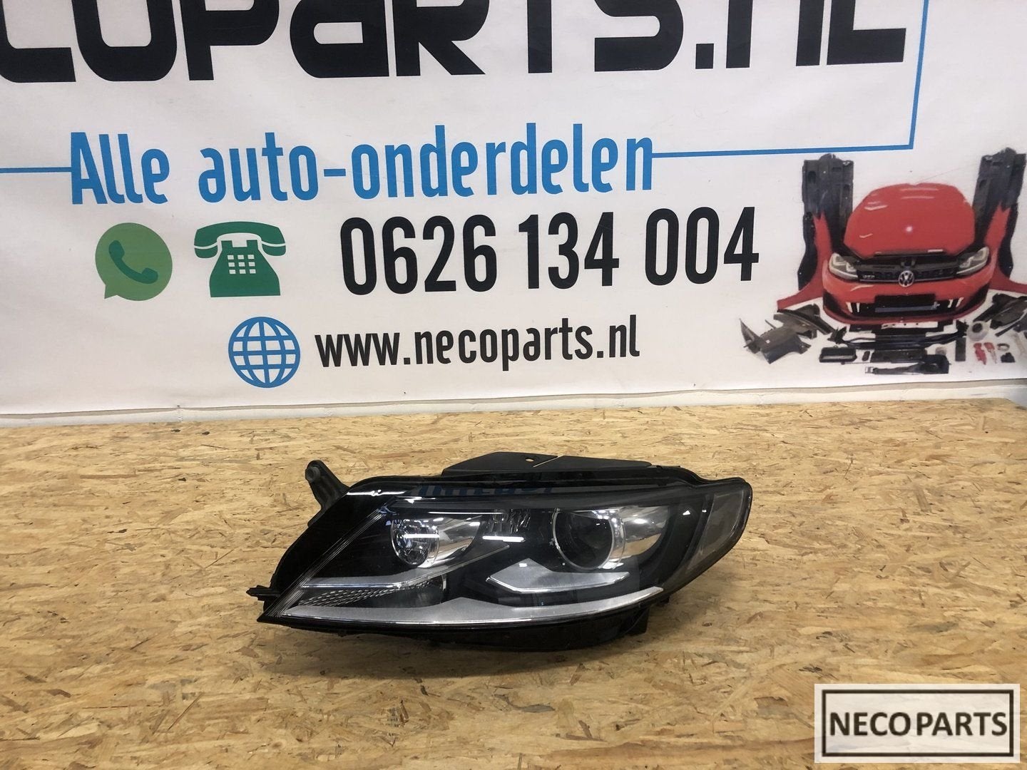 PASSAT CC XENON KOPLAMP LINKS 3C8941031A, Gebruikt, -, Volkswagen, -