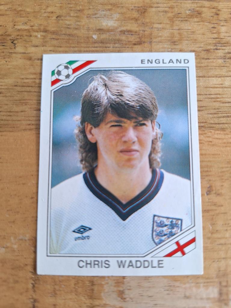 Chris Waddle Panini Voetbalplaatje Mexico 86, Verzamelen, Stickers, Gebruikt, Sport, Ophalen of Verzenden