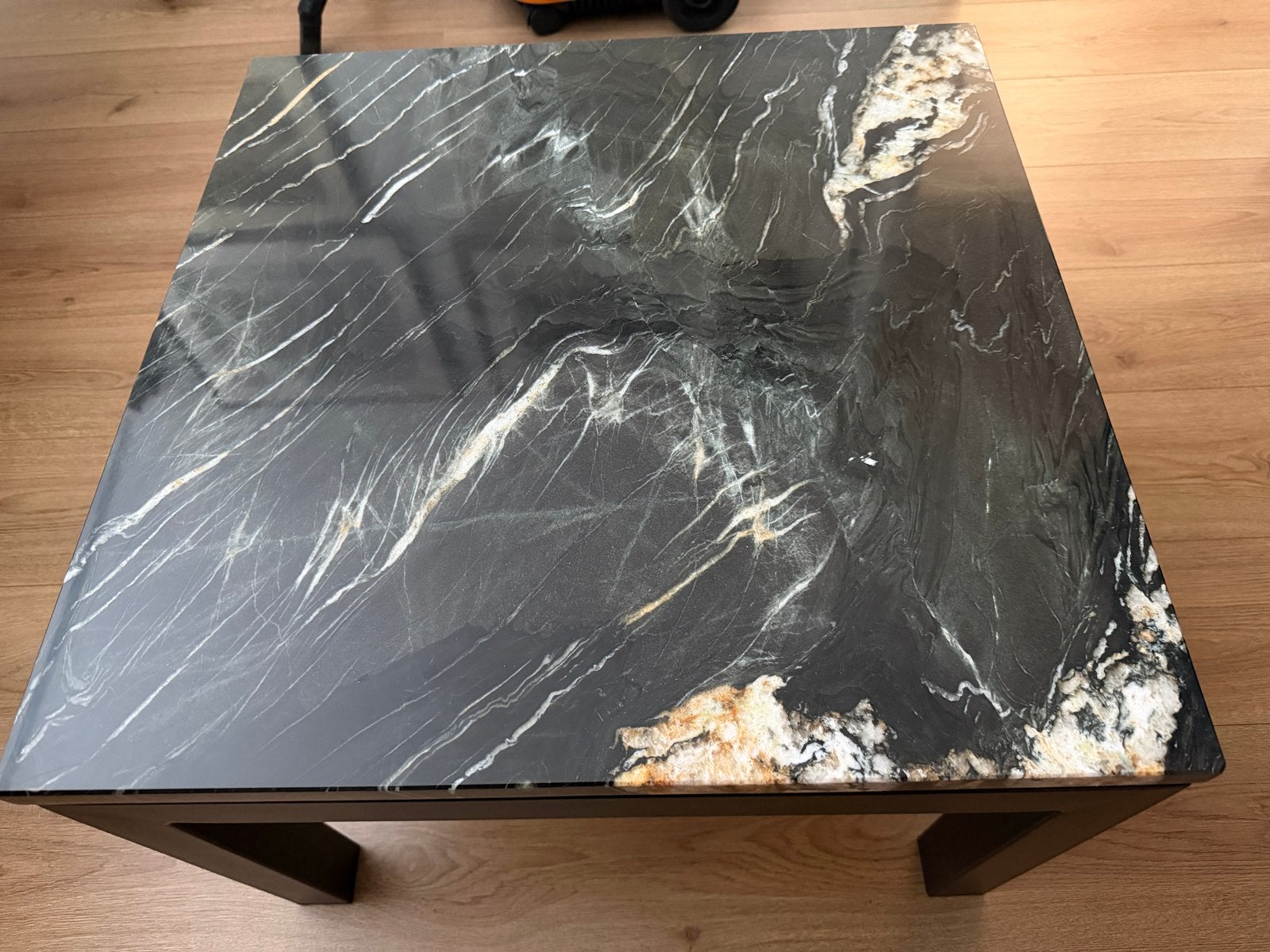 Prachtige marmeren salontafel 60x60x42 cm, Ophalen, Overige materialen, Vierkant, 50 tot 100 cm