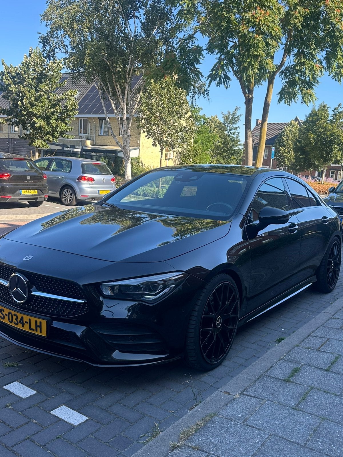 Mercedes-Benz CLA 250 224pk 7G-DCT 2020 Zwart, Auto's, Zwart, 4 cilinders, Alcantara, Zwart