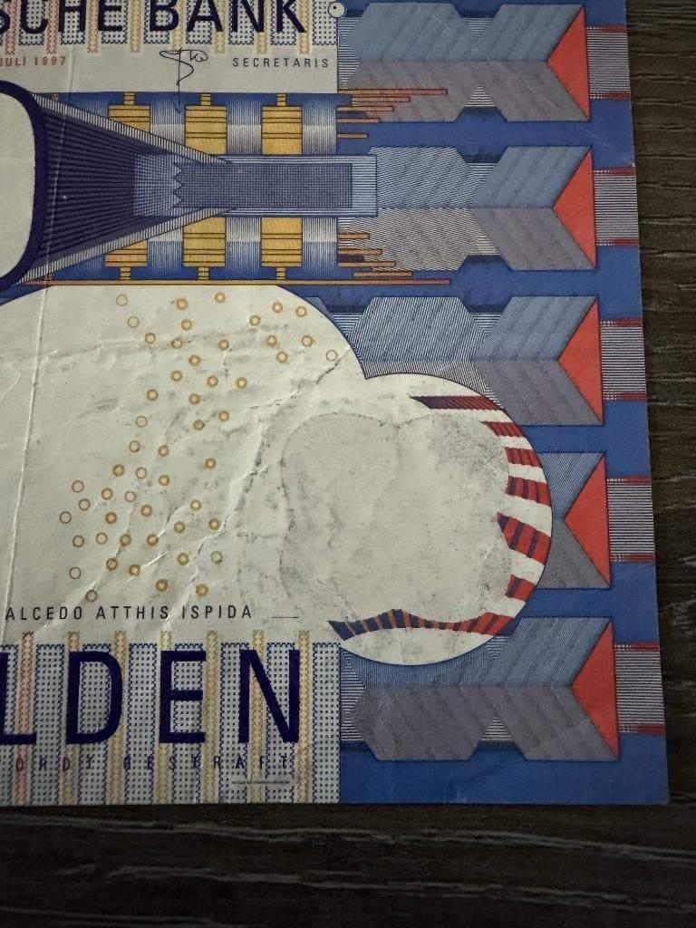 Biljet 10 gulden IJsvogel 1997, zonder glad element, Ophalen of Verzenden, 10 gulden