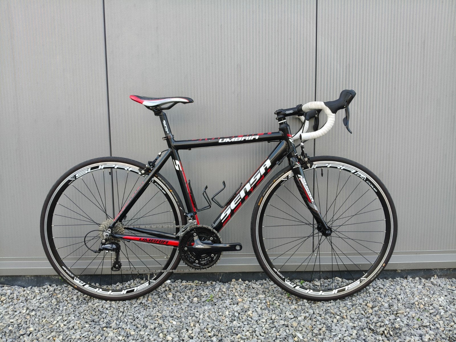 Sensa Umbria racefiets. 52cm aluminium frame. Shimano Sora, Fietsen en Brommers, 28 inch, Aluminium, 49 tot 53 cm, Zo goed als nieuw