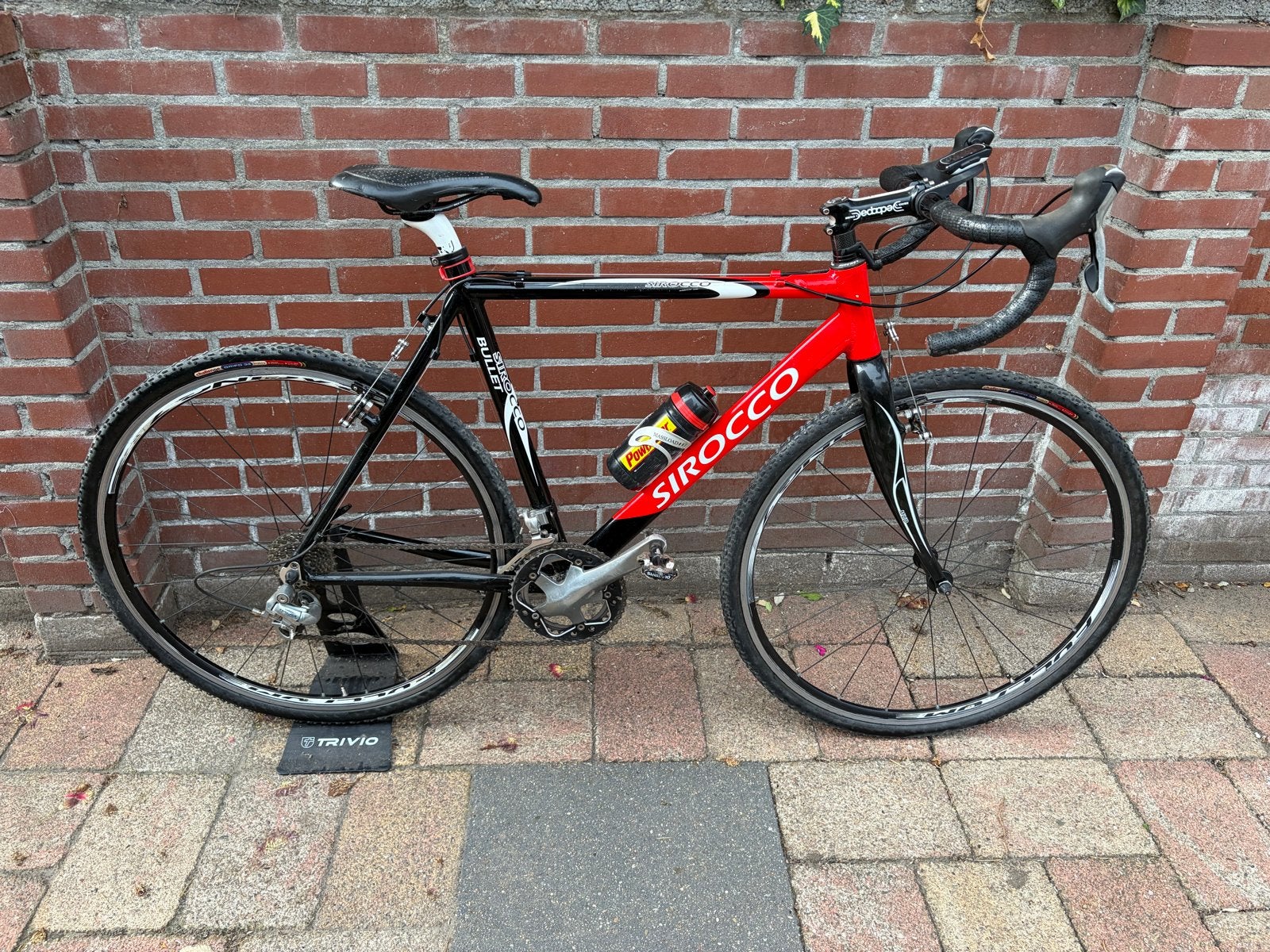 Sirocco Bullet Cyclocrossfiets - Rood/Zwart, 28 inch, Gebruikt, Vering, 10 tot 15 versnellingen