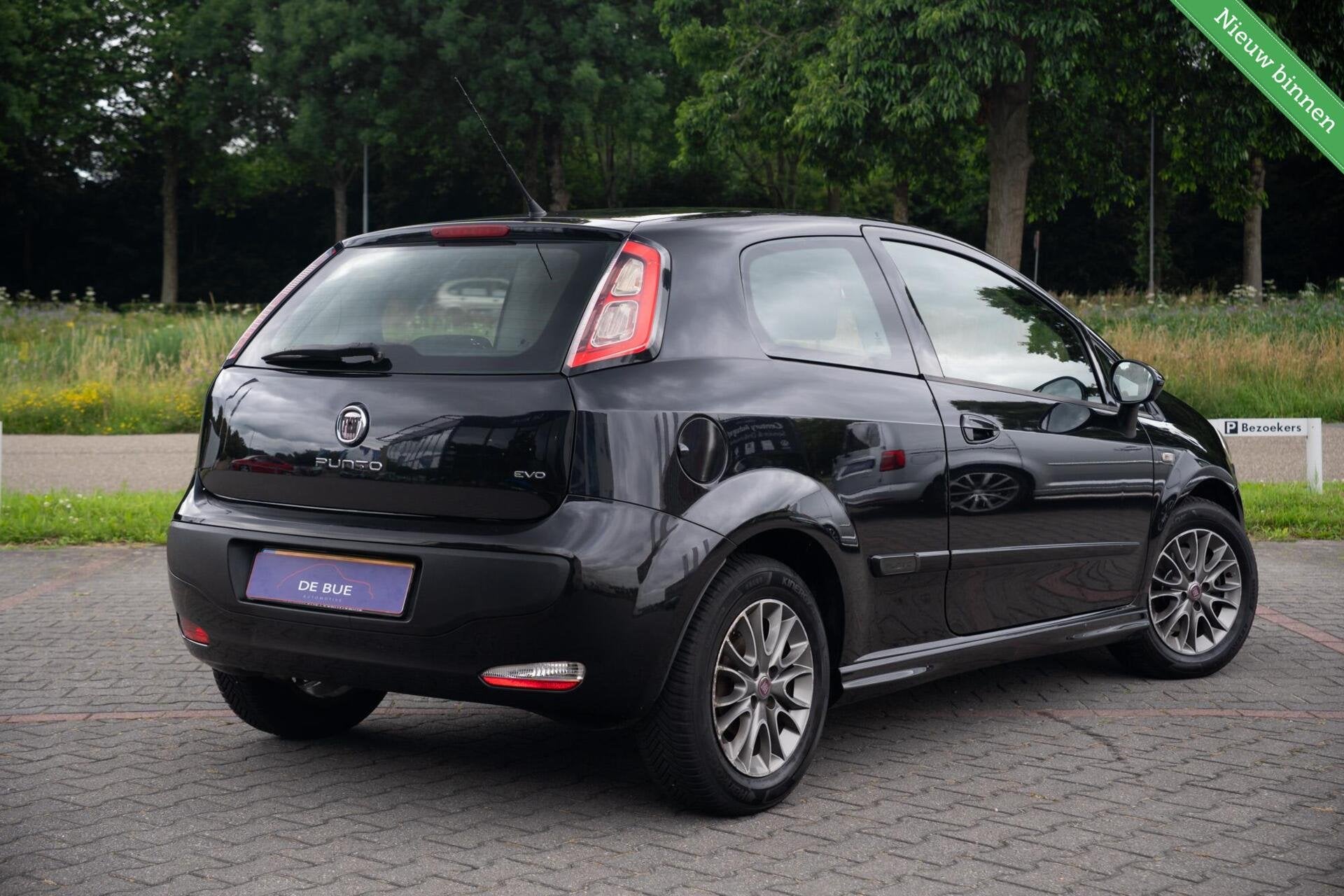 Fiat Punto Evo 1.3 M-Jet Dynamic|Airco|Cruise|NAP|nieuwe APK, Auto's, Euro 5, Stof, Gebruikt, Zwart
